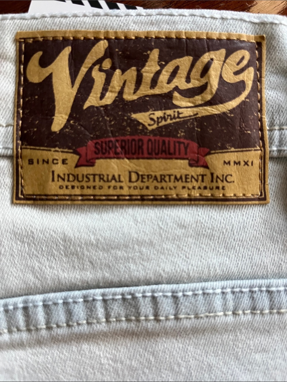 Buffalo David Bitton Spencer-X Straight Denim Shorts 34 NWT Light Wash Stretch - Picture 10 of 11
